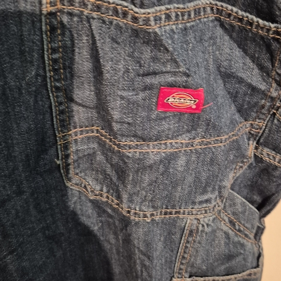 Dickies Women's Blue Denim Overalls Relaxed Fit Sz.XL NWT - Picture 7 of 11